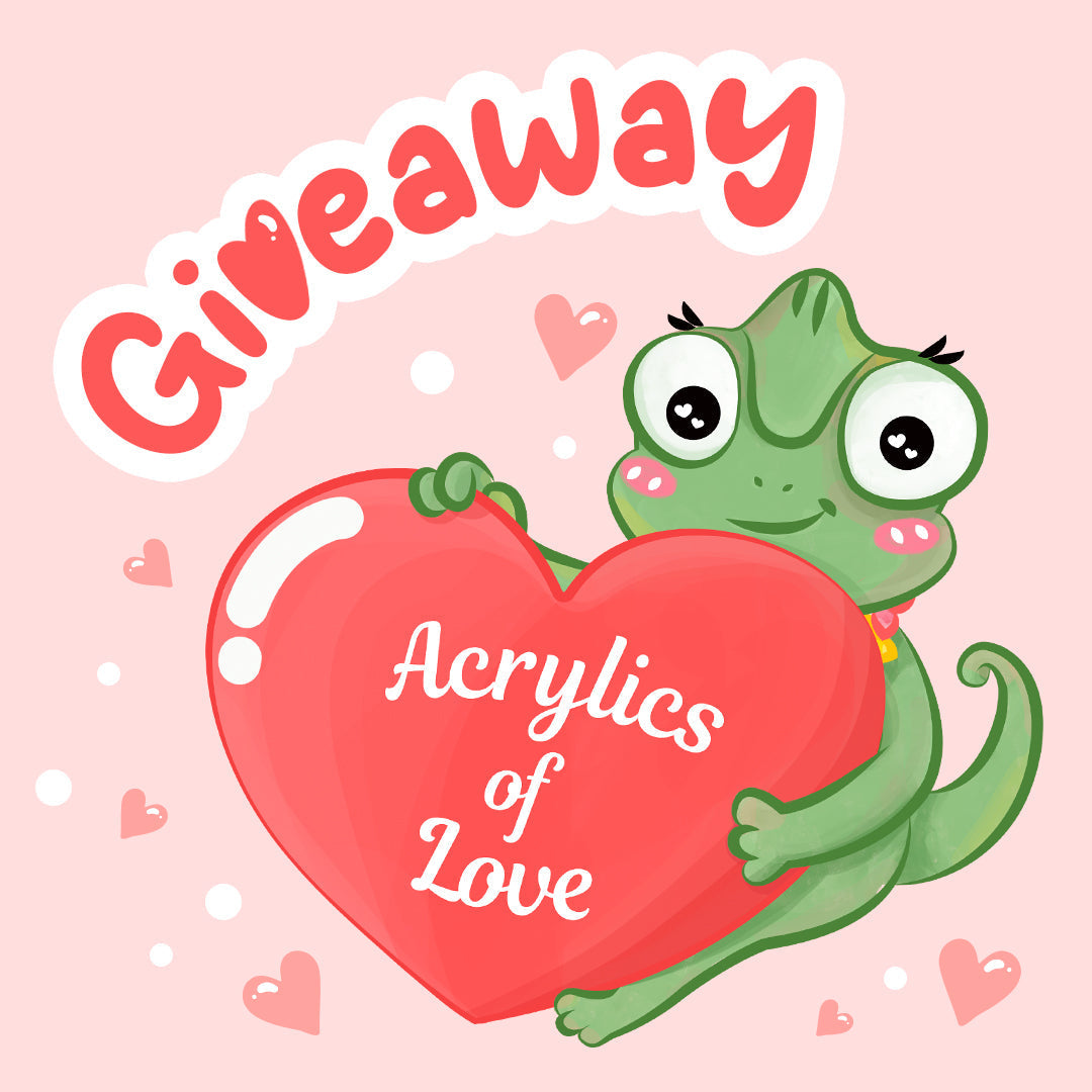 ★ORIGINALアート GIVE LOVE Away 2day Acrylics Of Love Giveaway – Ohuhu
