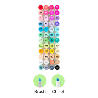 Ohuhu Honolulu 48 Colors Dual Tips Alcohol Art Markers