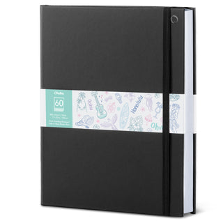 Ohuhu Bleedproof Double-Sided Marker Pad with PU Cover