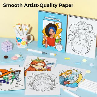 Ohuhu Double-Sided Bleedproof Coloring Book