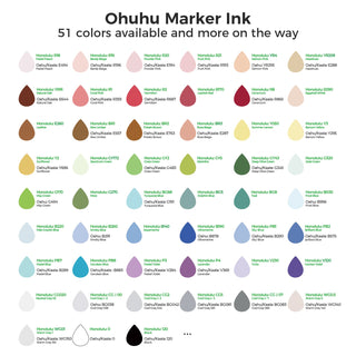 Ohuhu Marker Ink YR314 / E260 Refill for Alcohol marker