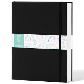 Ohuhu Heavyweight Bleedproof Double-Sided Marker Pad with PU Cover