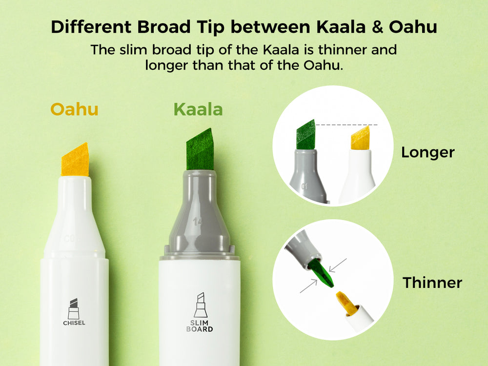 Ohuhu Kaala Dual Tips Alcohol Art Markers- 108 Colors