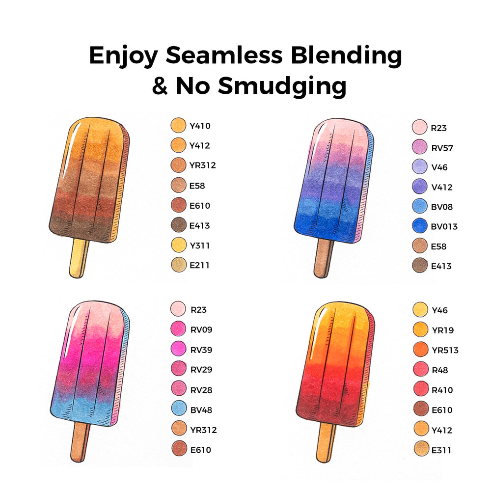 Ohuhu Honolulu Brush Markers - Small Set