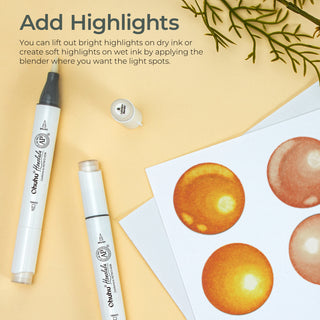 Ohuhu Honolulu Colorless Blender Marker - Pack of 6 (Europe Only)