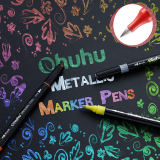 Ohuhu 24 Brush Metallic Markers (Europe Only)