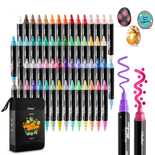 Ohuhu Dual Nib Waterproof Acrylic Pen 30 / 60 / 90 Colors