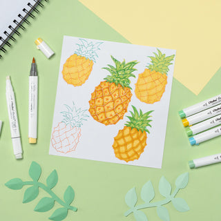 Ohuhu Honolulu² 48 Basic Colors Dual Tips Alcohol Art Markers