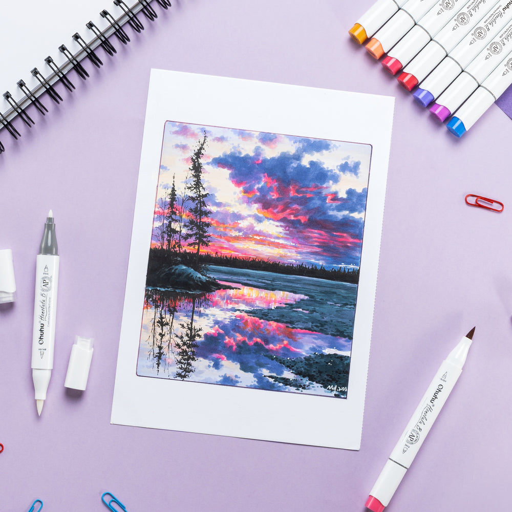 Ohuhu Honolulu Brush Markers - Large Set