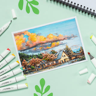 Ohuhu Kaala Four Tones Slim Broad and Fine Dual Tips Alcohol Art Markers (Europe Only - New Color Codes)