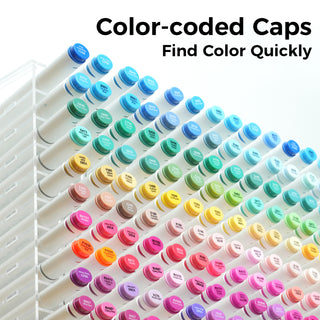 Ohuhu Oahu 40 Colors Dual Tips Alcohol Art Markers, Fine & Chisel (Europe Only)