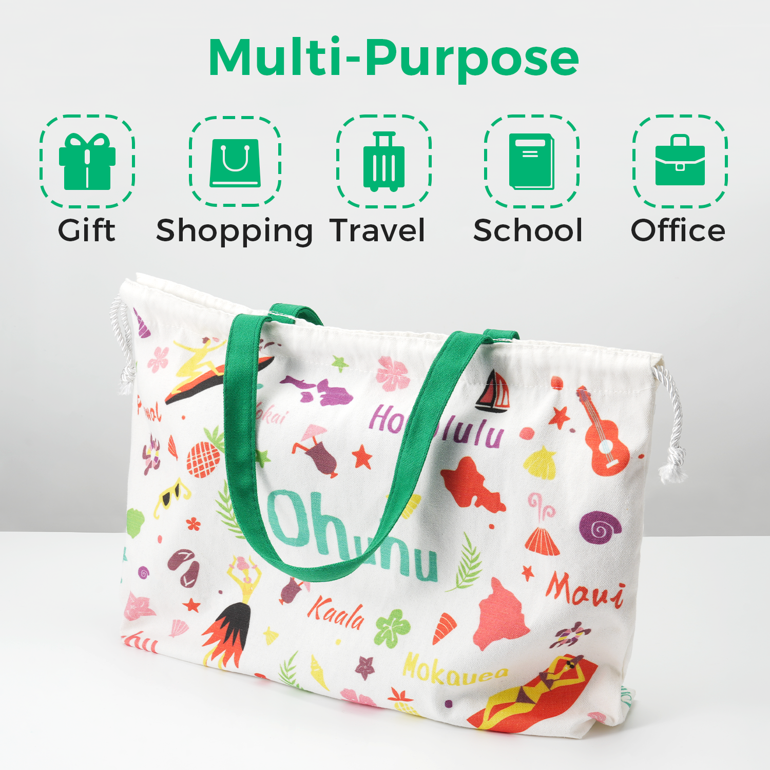 Ohuhu Canvas Gift Bag for Multi purpose Available in Two Sizes