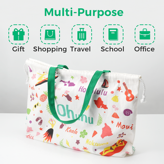 Ohuhu Canvas Gift Bag for Multi-purpose, Available in Two Sizes