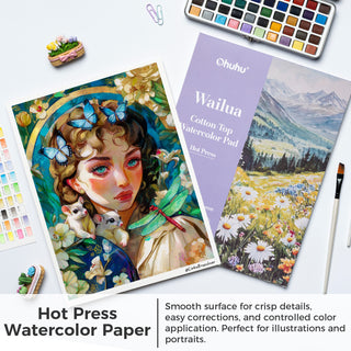 Ohuhu Wailua Cotton-Top Watercolor Pad