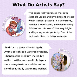 Ohuhu Wailua Cotton-Top Watercolor Pad