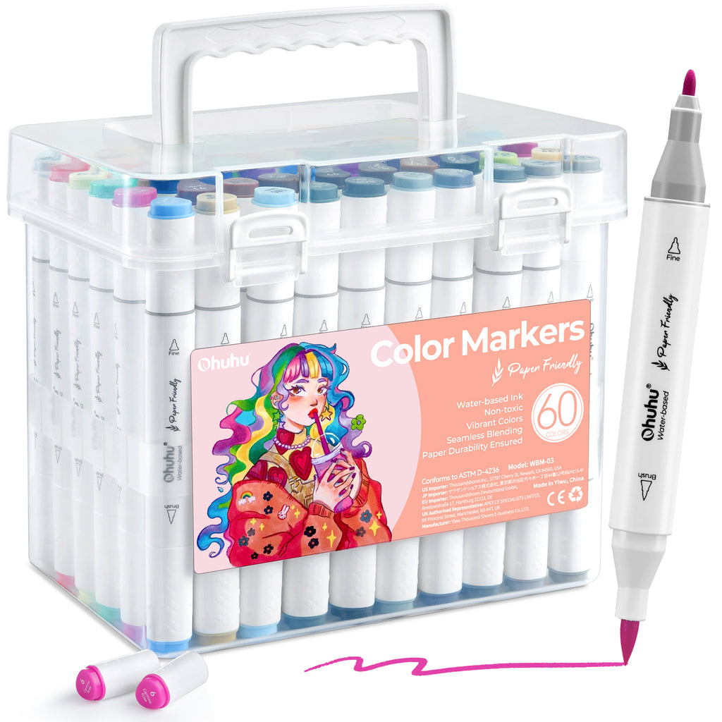 Markers water-based 60