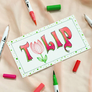 Ohuhu Maui 36 Colors Dual Tips Water Based Art Markers, Brush & Fineliner (Europe Only)