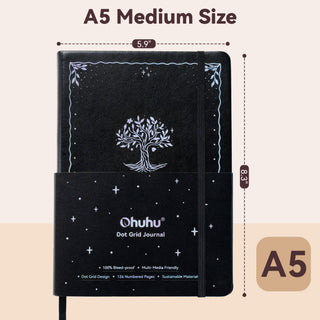 Ohuhu Bleedproof Bullet Dotted Journal Notebook