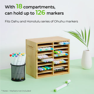 Ohuhu Bamboo Marker Organizer (Europe Only)