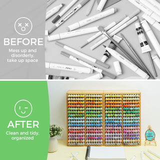 Ohuhu Bamboo Marker Organizer (Europe Only)