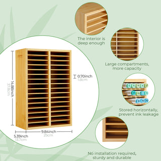 Ohuhu Bamboo Marker Organizer