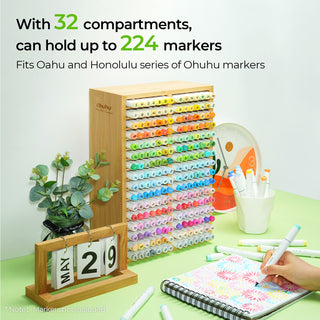 Ohuhu Bamboo Marker Organizer (Europe Only)