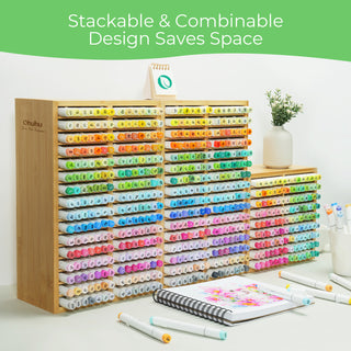 Ohuhu Bamboo Marker Organizer (Europe Only)