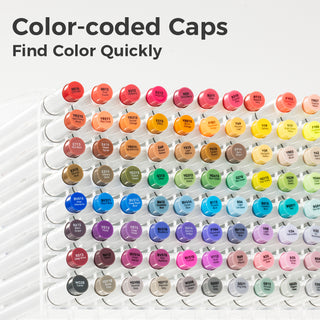 Ohuhu Honolulu 104 Colors Dual Tips Alcohol Art Markers (Europe Only)