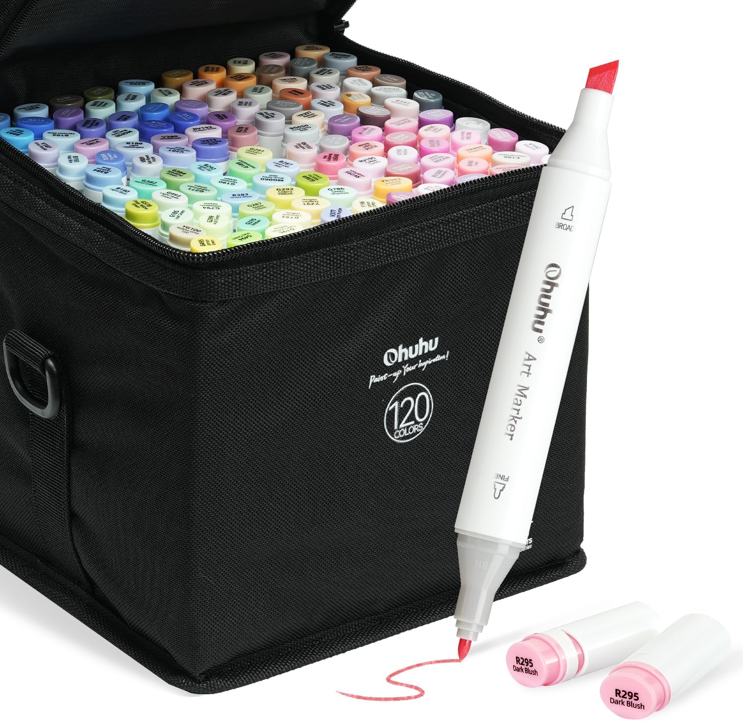 Digitale pdf Ohuhu Honolulu 120 kleuren Art Marker Set staalsjabloon | Zelfgemaakt kleurstaal van één pagina | Afdrukbare sjabloon | Direct downloaden - Nederland Digitale pdf Ohuhu Honolulu 120 kleuren Art Marker Set staalsjabloon | Zelfgemaakt kleurstaal van één pagina | Afdrukbare sjabloon | Direct downloaden - Nederland