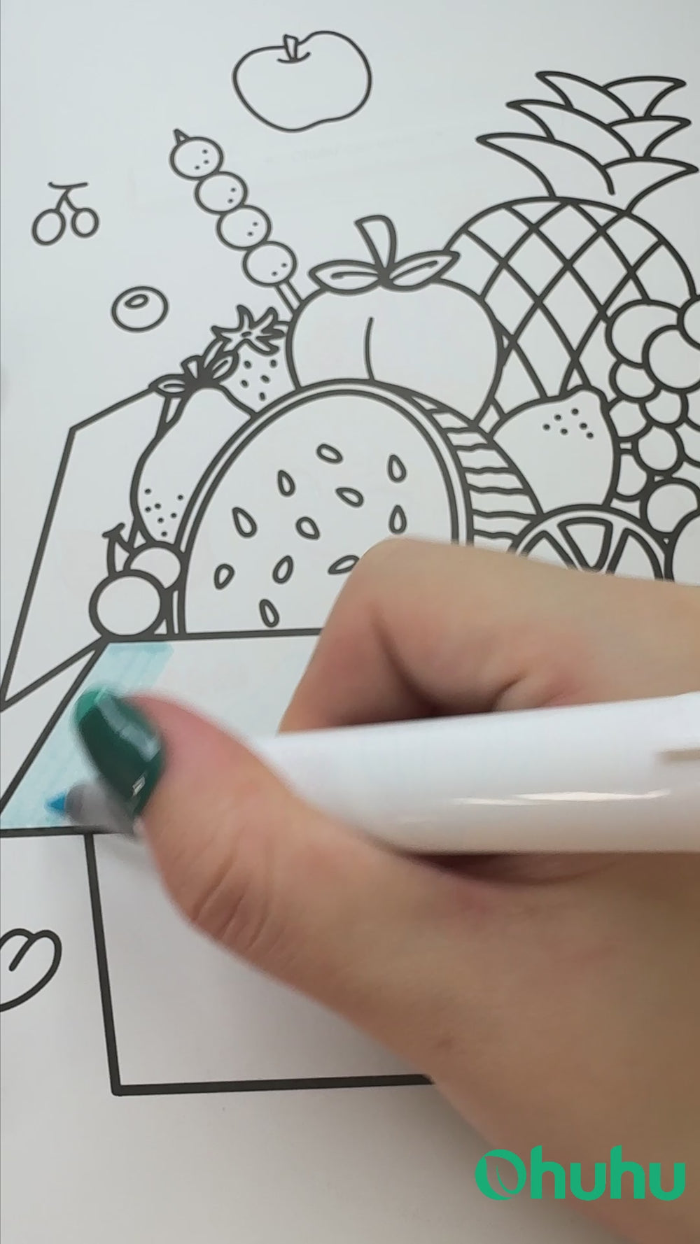 Ohuhu Double-Sided Bleedproof Coloring Book