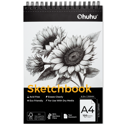 Ohuhu Tear Resistant Bamboo Fiber Drawing Sketchbook