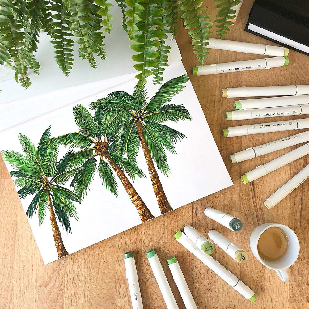 Ohuhu Marker Pads Art Sketchbooks for Markers