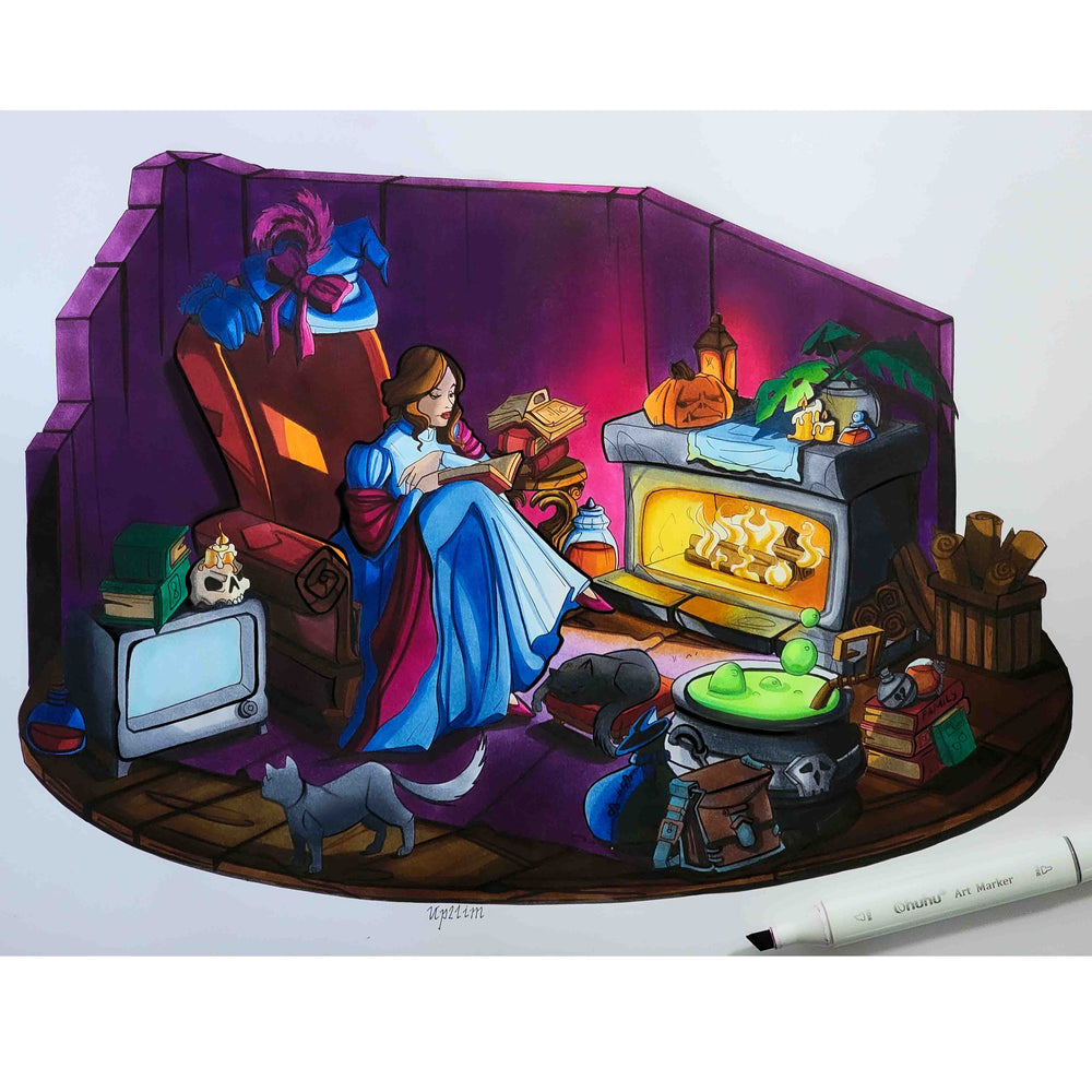 Ohuhu Oahu 120 Colors Dual Tips Alcohol Art Markers, Fine & Chisel